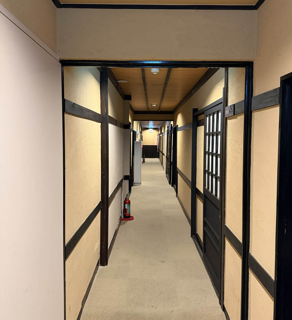 쿠로카와 유사이 온센 별관 2층 복도