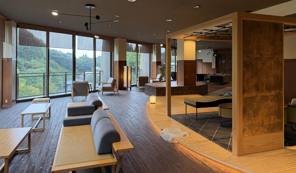 쿠로카와 유사이 온센 본관 4층 로비